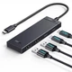 USB-хаб Ugreen CM806 Type-C на 2xUSB-A + 2xUSB-C USB 3.2 Gen 2 10 Гбіт/с OTG 15 см Темно-сірий (35583) - зображення 1
