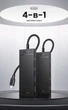 USB-хаб Ugreen CM806 Type-C на 2xUSB-A + 2xUSB-C USB 3.2 Gen 2 10 Гбіт/с OTG 15 см Темно-сірий (35583) - зображення 8