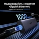 USB-хаб Ugreen CM512 5-in-1 USB-A > RJ45 Gigabit Ethernet 2xUSB-C 10Gbps 30 см Сірий (45321) - зображення 4