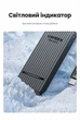 USB-C хаб Ugreen Revodok CM818 6-в-1 HDMI 4K 60Гц PD 100W 2xUSB-A 2xUSB-C 3.2 10 Гбіт/с 20 см Сірий (45363) - зображення 4