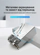 Конектор RJ45 Vention Cat.6A FTP 8P8C 100 шт, отвір 1.1 мм, зі вставкою Сріблястий (IDLR0-100) - зображення 6