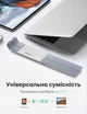 Подставка для ноутбука Ugreen LP451 алюминиевая складная 8-17.3 дюймов, 5 уровней, с чехлом Серый (40289) - изображение 5