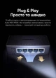 Коммутатор Ugreen CM933 5 портов RJ45 1000 Мбит/с Металлический корпус Молниезащита 4 кВ Темно-серый (55466) - изображение 11