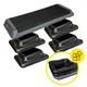 Степ-платформа 3-ступінчаста Cornix Pro 109 х 41 х 10-20 см XR-0403 Black/Grey - зображення 3