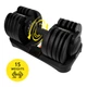 Гантеля з регульованою вагою Cornix 2.5-24 кг XR-0405 Black - зображення 6