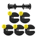 Гантеля з регульованою вагою Cornix 2.5-24 кг XR-0405 Black - зображення 7