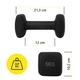 Гантели виниловые Cornix Square 2 x 5 кг XR-0410 Black - изображение 6