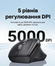 Миша бездротова Ugreen M751 Bluetooth 5.4/2.4 ГГц 5000 DPI Безшумна з бічним колесом Чорна (45792) - зображення 6