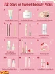 Адвент календар SHEGLAM Advent Calendar Box Spice & Everything Glam чемодан косметики новорічна косметика - зображення 3