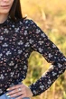 Жіноча блуза з манжетою на ґудзиках LadyLike 42 Синій (ll2029746867362) - изображение 3