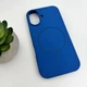 Чехол Cosmic Silicone Case Magnetic для iPhone 16, Porcelain Blue - изображение 4