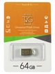 Флеш накопитель USB 64Gb T&G Metal TG110, Silver, USB 2.0 (TG110-64G) - изображение 2