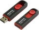 Флеш накопитель USB 16Gb ADATA C008, Black/Red, USB 2.0 (AC008-16G-RKD) - изображение 2