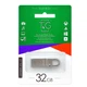 Флеш накопитель USB 32Gb T&G Metal TG027, Silver, USB 2.0 (TG027-32G) - изображение 3