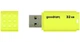 Флеш накопичувач USB 64Gb Goodram UME2, Yellow, USB 2.0 (UME2-0640Y0R11) - зображення 1