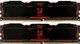 Память 16Gb x 2 (32Gb Kit) DDR4, 3200 MHz, Goodram IRDM X, Black (IR-X3200D464L16A/32GDC) - изображение 1