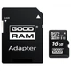 Карта памяти microSDHC, 16Gb, Goodram M1AA, SD адаптер (M1AA-0160R12) - изображение 1