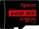 Карта памяти microSDXC, 64Gb, Apacer R100, без адаптера (AP64GMCSX10UB-RA) - изображение 1