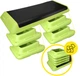 Степ-платформа 3-ступенчатая Cornix Pro 109 х 41 х 10-20 см XR-0401 Green/Black - изображение 6