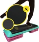 Степ-платформа 3-ступенчатая Cornix Pro 109 х 41 х 10-20 см XR-0402 Violet/Turquoise/Black - изображение 2