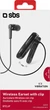 Навушник SBS Wireless Earset with Clip Black (8018417206023) - зображення 4