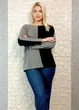 Джемпер Cashmere blend серый M-XL 28-2128 - изображение 1