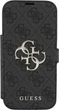 Чохол-книжка Guess Book 4G Metal Logo для Apple iPhone 17 Pro Black (GUBKP17L4GMGGR) - зображення 1