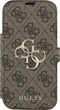 Чохол-книжка Guess Book 4G Metal Logo для Apple iPhone 17 Pro Brown (GUBKP17L4GMGBR) - зображення 1