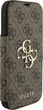 Чохол-книжка Guess Book 4G Metal Logo для Apple iPhone 17 Pro Brown (GUBKP17L4GMGBR) - зображення 3