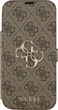 Чохол-книжка Guess Book 4G Metal Logo для Apple iPhone 17 Pro Max Brown (GUBKP17X4GMGBR) - зображення 1