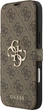 Чохол-книжка Guess Book 4G Metal Logo для Apple iPhone 17 Pro Max Brown (GUBKP17X4GMGBR) - зображення 2