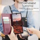 Чехол-книжка CaseMe из нубука для Samsung A05s Бордовый - изображение 10