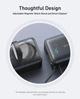 Портативний акумулятор з бездротовою зарядкою Anker MagGo Power Bank 10000mAh 35W Power Bank for Apple Watch - Black Stone (A1657011) - зображення 2