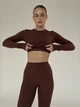 Рашгард (спортивна кофта) коричневий (S) - зображення 3