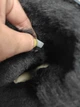 Жіночі уггі Середні Чорні Замшеві з Гудзиком Зваровскі UGG Medium Black Suede Button Svarovsky (38, чорний) - зображення 11