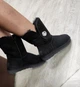 Жіночі уггі Середні Чорні Замшеві з Гудзиком Зваровскі UGG Medium Black Suede Button Svarovsky (38, чорний) - зображення 12