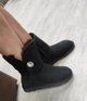 Жіночі уггі Середні Чорні Замшеві з Гудзиком Зваровскі UGG Medium Black Suede Button Svarovsky (38, чорний) - зображення 13