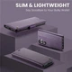 Чехол-книжка CaseMe из нубука для Samsung A05s Фиолетовый - изображение 3