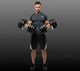 Гантели Infinito Sport Edition 2×25 кг композитные наборные (набор 50 кг, стальной гриф 45 см, прорезиненные диски) - изображение 2