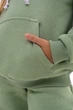 Дитячий спортивний утеплений костюм Kindamor Warm Autumn Olive для дівчинки, фліс 152 см оливковий - зображення 7