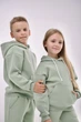 Детский спортивный утепленный костюм Kindamor Warm Autumn Olive для мальчика, флис 158 см оливковый - изображение 14