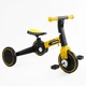 Дитячий триколісний велосипед-біговел Best Trike, з підсвіткою Жовтий (BS-32260) - зображення 1