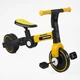 Дитячий триколісний велосипед-біговел Best Trike, з підсвіткою Жовтий (BS-32260) - зображення 2