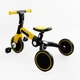 Дитячий триколісний велосипед-біговел Best Trike, з підсвіткою Жовтий (BS-32260) - зображення 3