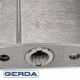 Навесной замом для гаража, ворот, калитки, решёток GERDA HSS 631Z, 3 финских ключа. - изображение 7