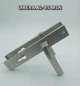 Ручка на планке Алюминий для входных дверей и калиток TRION LIBERA-AL 85 mm MSN - изображение 1