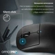 Мышка OfficePro M307B Silent Click Wireless/Bluetooth Black (M307B) - изображение 4