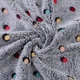 Теплый мягкий плед для домашних животных Люпосанчик Coral velvet, 52х76 см, Grey - изображение 6