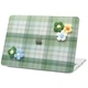 Чехол HardShell Textile Flowers для Macbook Air 15.3 M2/M3/M4 Green - изображение 1