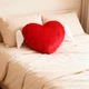 М'яка плюшева подушка декоративна Серце янгола WP Merchandise FWPANGELHEART25RD діаметром 30 см подушка в формі серця для спальні та дитячої Червоний з білим - зображення 3